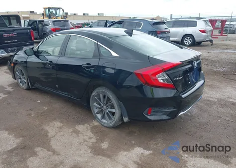 2019 Honda Civic Ex z USA, uszkodzony, nr VIN JHMFC1F33KX003427